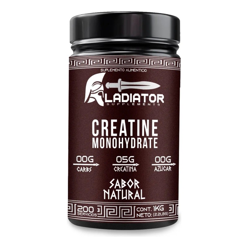 Gladiator Creatina + Glúteo Peptonas Rule 1 / 1kg C/u