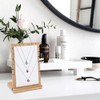 Necklace Display Stands, Bamboo Multiple Necklace Holder with Soft Mat