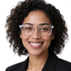 OCCI CHIARI XL Reading Glasses Women Large head Comfortable Readers 1.0 1.25 1.5 1.75 2.0 2.25 2.5 2.75 3.0 3.5 4.0 5.0 6.0(1.75x Clear)