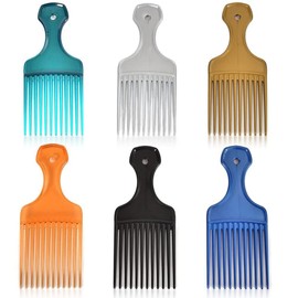 1pc Random Color Salon-Style Hair Pick and Barber Comb, Pick Comb for Curly and Parting Care for Thick Quality Barber Supplies, Styling Tools and Appliances, Hair Combs