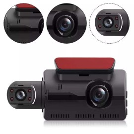 Dual Lens Car DVR Dash Cam Video Recorder G-Sensor 1080P Front And Inside Camera
