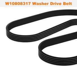 W10808317 Washer Drive Motor Belt Compatible with Whirlpool Top Load Washer W11239857 PS12578772 4845287 AP6333320