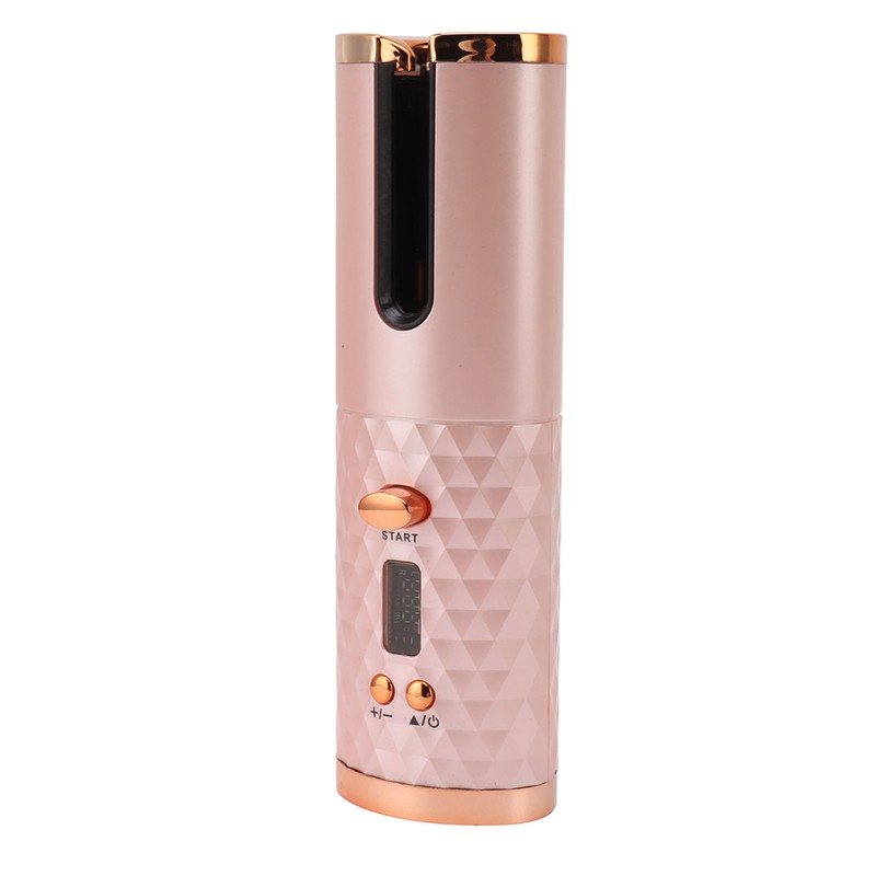 Cordless Automatic Hair Curler Fast Heating USB Rechargeable Portable Curling