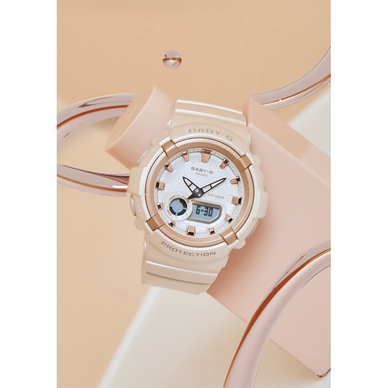 Casio BGA-280 Series Baby Watch, multicolor (pink / beige), 1
