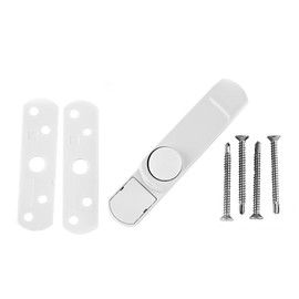 BASI® FS 500 Window Lock Also for French Doors, White, Child Lock, Protection for Windows, Window Lock, Push Button Fuse, Burglary Protection, Makes Prying Windows difficult