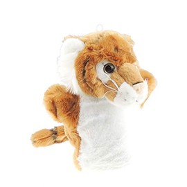 Cute Plush Cuddly Soft Large Kids Childrens Toddlers Boys Girls Role Play Animal Pet Farm Zoo Safari Wildlife Stuffed Toy Interactive Games Hand Puppet 3 4 5 6 7 8 9 10 Year Olds (Tiger Cub)