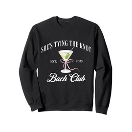 She's tying the knot Bridal Shower Coquette Bow Bachelorette Sweatshirt