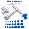 Car Dent Repair Puller Kit with T-Handle & 18 Glue