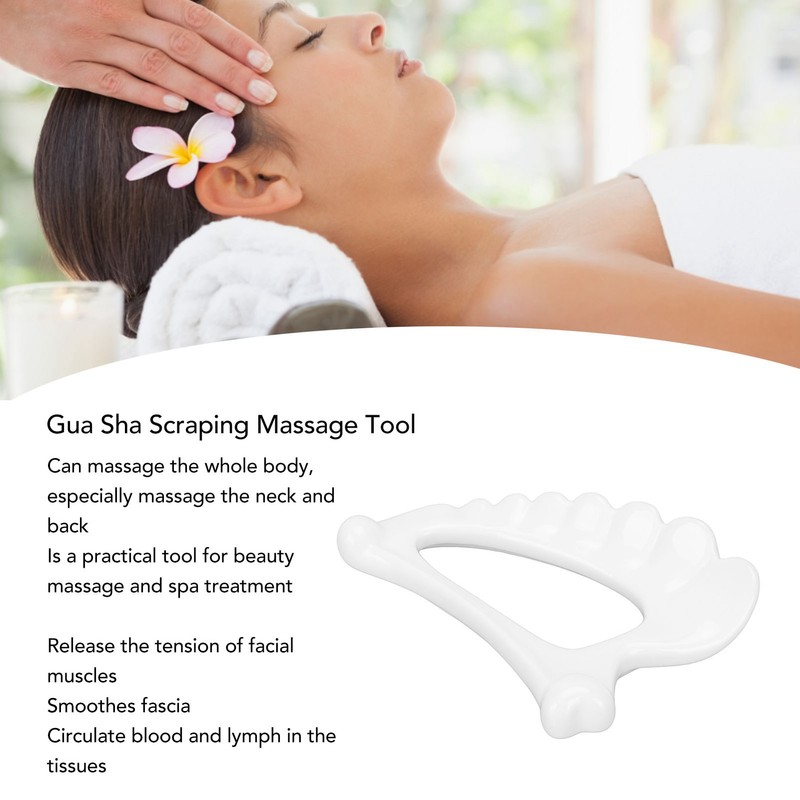 Ceramic Gua Sha Board Porcelain Gua Sha Scraping Massage Tool