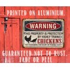 Chicken Coop Sing - Property Protected Chickens - Funny No