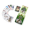 Carolata Playing Cards (Animal Quiz) Plastic Animal Educational Game Real