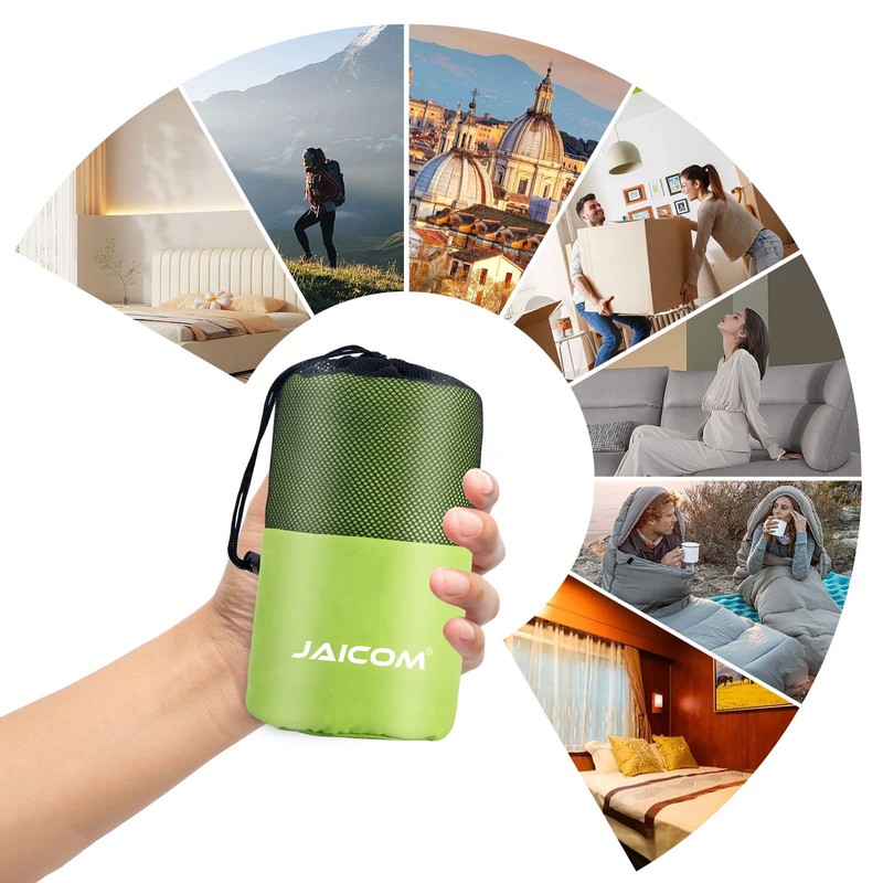JAICOM Sleeping Bag, Ultralight Silk Sleeping Bag for Travel, Comfortable
