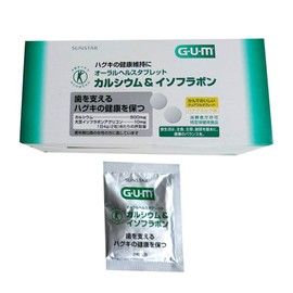 GUM Oral Health Tabret, Calcium & Isoflavon, 60 Tablets (Special Health Foods)