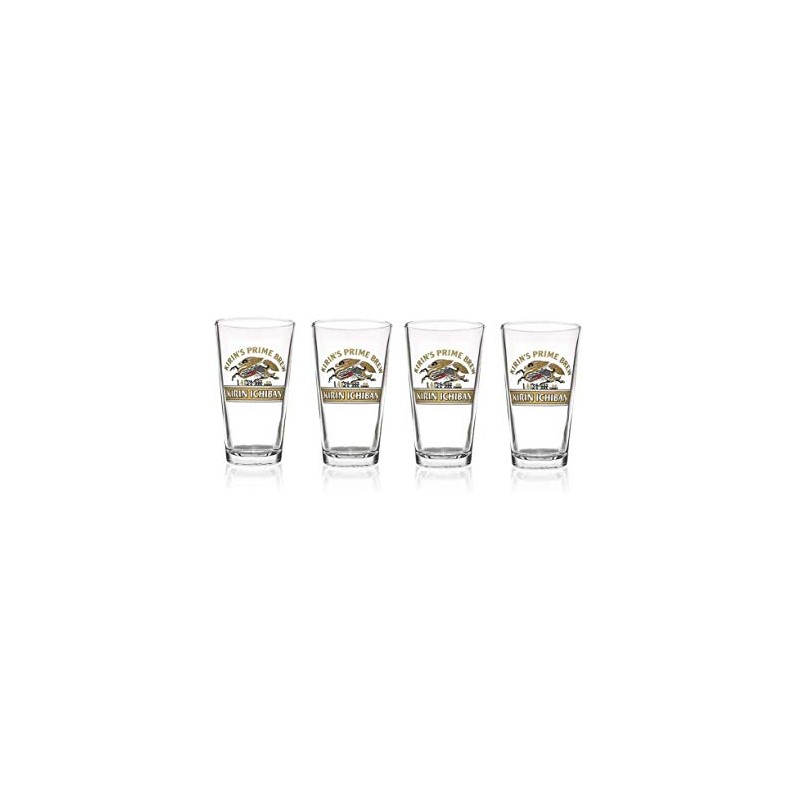 Kirin Ichiban Japanese Craft Beer Pint Glass Set - Set