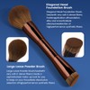 MAANGE 20 PCS Foundation Makeup Brush Set, Double-ended Kabuki Brush