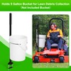 Zero Turn Mower Handle, 5 Gallon Bucket Bracket Holder with
