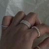 6Pcs Pearl Rings for Women Stackable Pearl Rings Boho Pearl