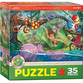 EuroGraphics 35-Piece Classicic Fairy Tales The Jungle Book Puzzle