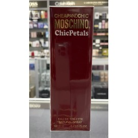 MOSCHINO CHEAP & CHIC CHIC PETALS FOR WOMEN 3.4F OZ EDT SPRAY
