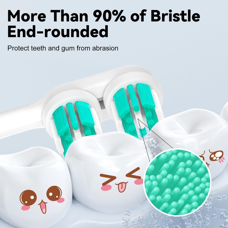 8 Pack Compatible with Spinbrush Pro Clean Toothbrush Replacement Brush