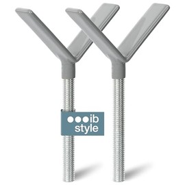 ib style Door Safety Gate Spindle, Accessories Stair Gate for Stair Railings, Metal M10 Y-Adapter for Stair Railings, Pack of 2