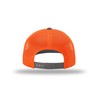 RICHARDSON 112 Trucker OSFA Baseball Hat Ball Cap, Charcoal/Neon Orange