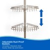 Kenney KN61520 Adjustable Height (5'-9') Spring Tension Metal Corner Pole