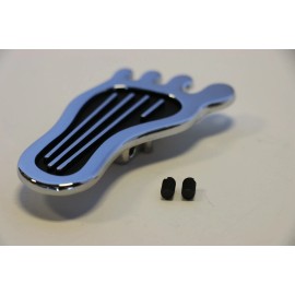 Hot Rod Parts Supply Barefoot Chrome Dimmer Switch Cover Pad Hot Rod Vintage Classic Chevy Ford Mopar