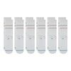 Stance Vital Crew Sock 6-Pack for Men and Women, White,
