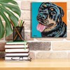 Epic Graffiti 'Rottweiler' by Carolee Vitaletti Canvas Wall Art, 12"