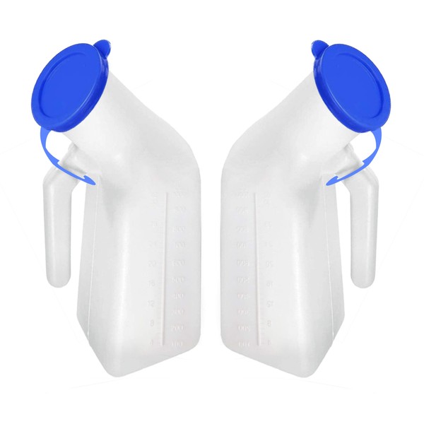 AZMAZ Urinals for Men Portable 32 oz / 1000 ml Bedside Urinal Bottle