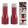 2Pcs Hole Saws Bit Diamond M14 Female Thread Angle Grinder