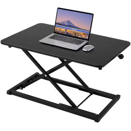 Raathionty Standing Desk Converter Adjustable Height,Keyboard Riser for Stand Up Desk Riser,Computer Keyboard Stand for Desktop,Ergonomic Sit Stand Computer Workstations Black Size 23.6 Inch