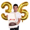 Xihuimay Number 36 Balloons - 40 inch Digital Birthday Balloons,