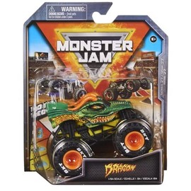 Monster Jam Dragon Truck, Series 27, Green, 1:64 Scale