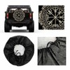 MIYASANG Viking Design Tire Covers for Trailers Magical Runic Compass
