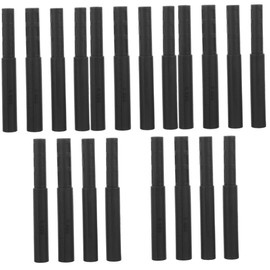 Kisangel 5sets Carbon Fiber Golf Shaft Extender Putter Shaft Extension for Clubs Portable Club Extenders Professional Golfing Tools 4pcs*5