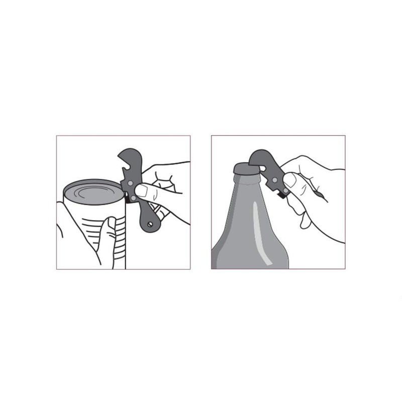 Tredoni 10cm Heavy-Duty Reinforced Can Opener, Multicolor