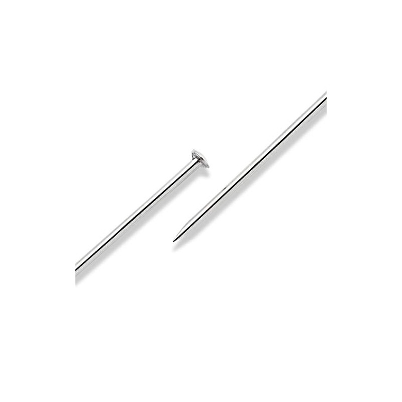 Prym Headpins, Silver, 16 x 0,65 mm, silberfarbig, 25 g
