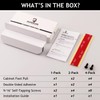 RVPEKUPE 2-Pack Under Cabinet Foot Pull with Adhesive and Screws,
