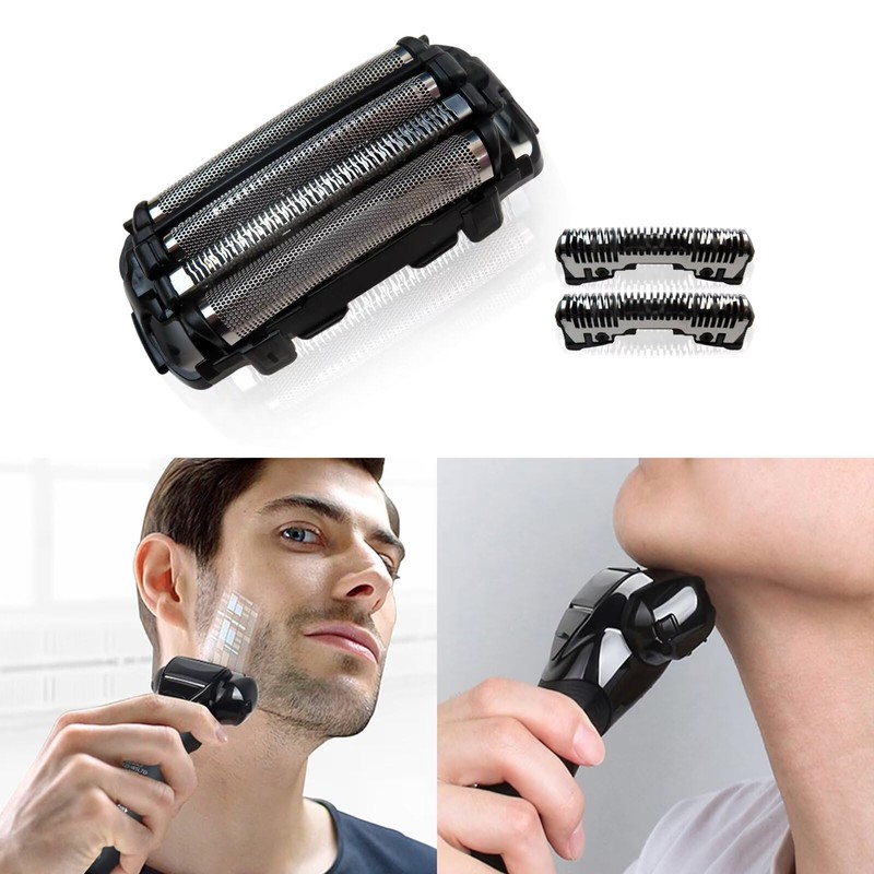 Upgraded 4-Blade WES9025PC Replacement Shaver Outer Foil/Inner Blade, ES-LA93/LA63 for