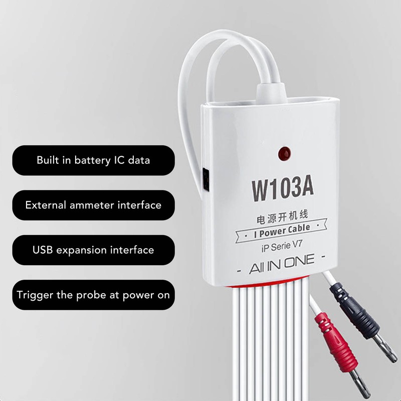 Phone Power Test Cable Trigger Probe Built in IC ABS