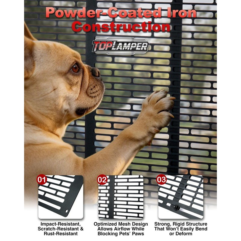Toplamper RV Screen Door Protector Heavy Duty Camper Screen Door