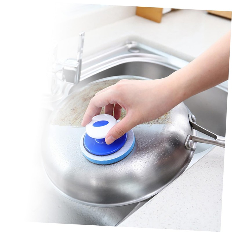 LALAFINA Kitchen Cleaning Scrub Sponge Non-Scratch Dish Sponge for Dishes