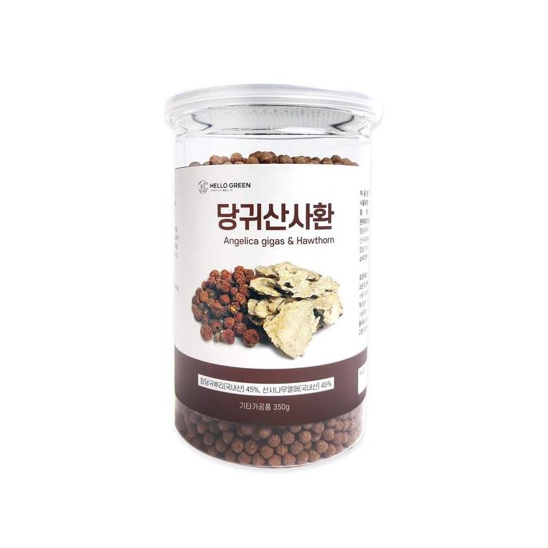헬로우그린 E8W1B9W7 국산 당귀산사환 350g(통) Hello Green E8W1B9W7 Domestic Angelica