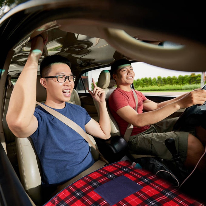 USB Electric Heated Blanket Car Office Warm Blanket Heater Winter