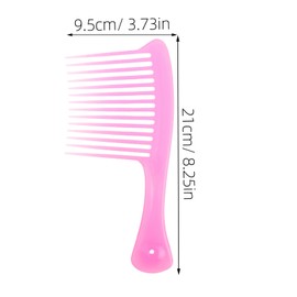 IWOWHERO Large Tooth Comb Detangle Comb for Women for Women Hair Styling Tool Fashionable Stylish