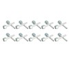20PCS Air Conditioning Hose Barb Fitting Straight Aluminum High Strength