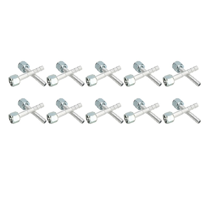 20PCS Air Conditioning Hose Barb Fitting Straight Aluminum High Strength