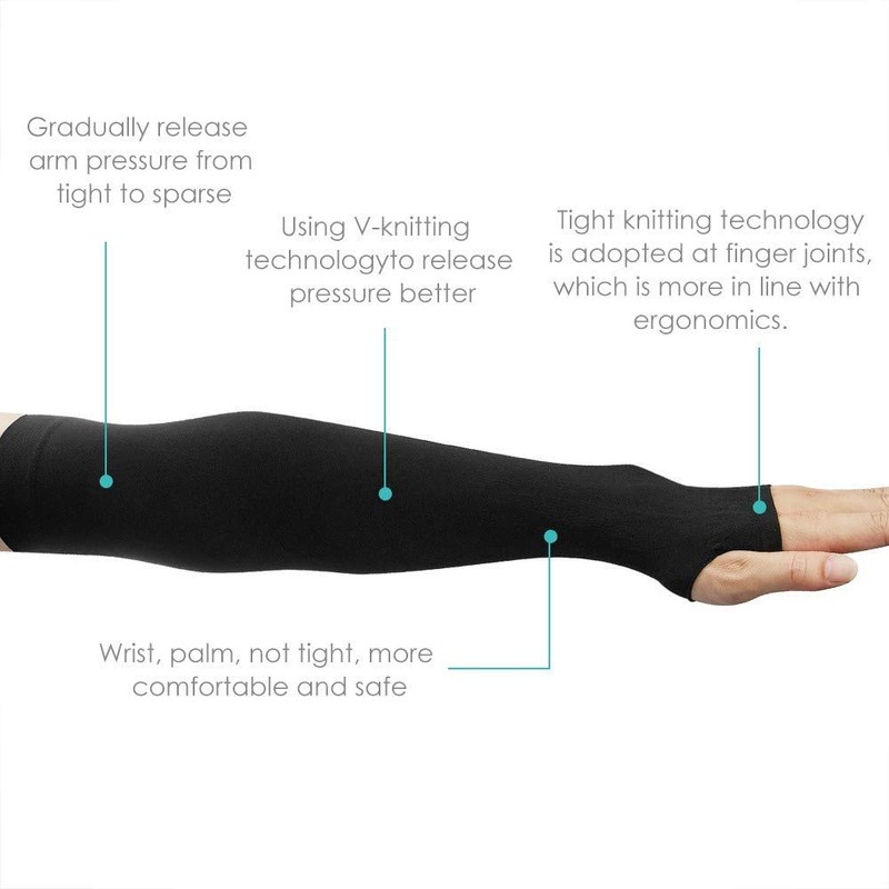 Mangas para Brazos, 5 Pares Mangas Brazos para Hombre y